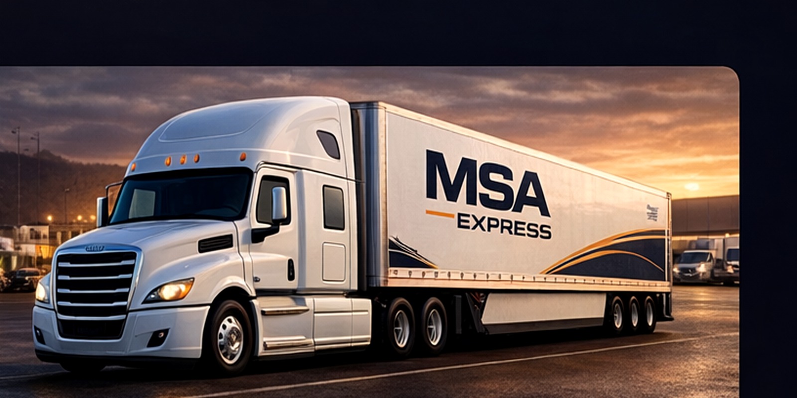 MSA Express truck and trailer